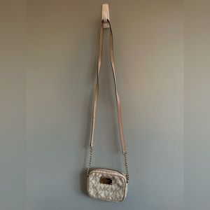 Michael Kors white crossbody